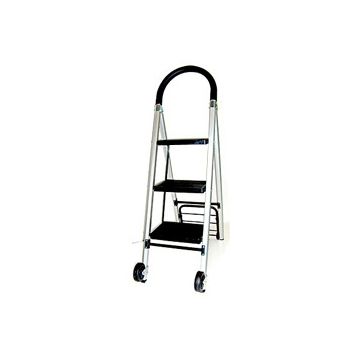 Hand Truck with Built-In Steps