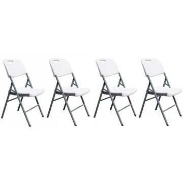 Pack of 4 Folding Chairs 