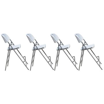 Folding Bar stools: set of 4 